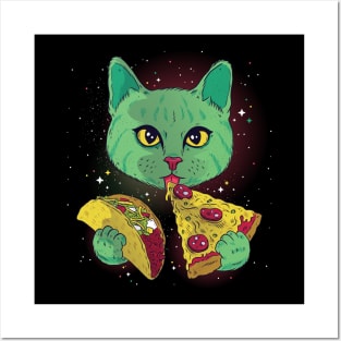 Taco Cat Graphic T-Shirt Posters and Art